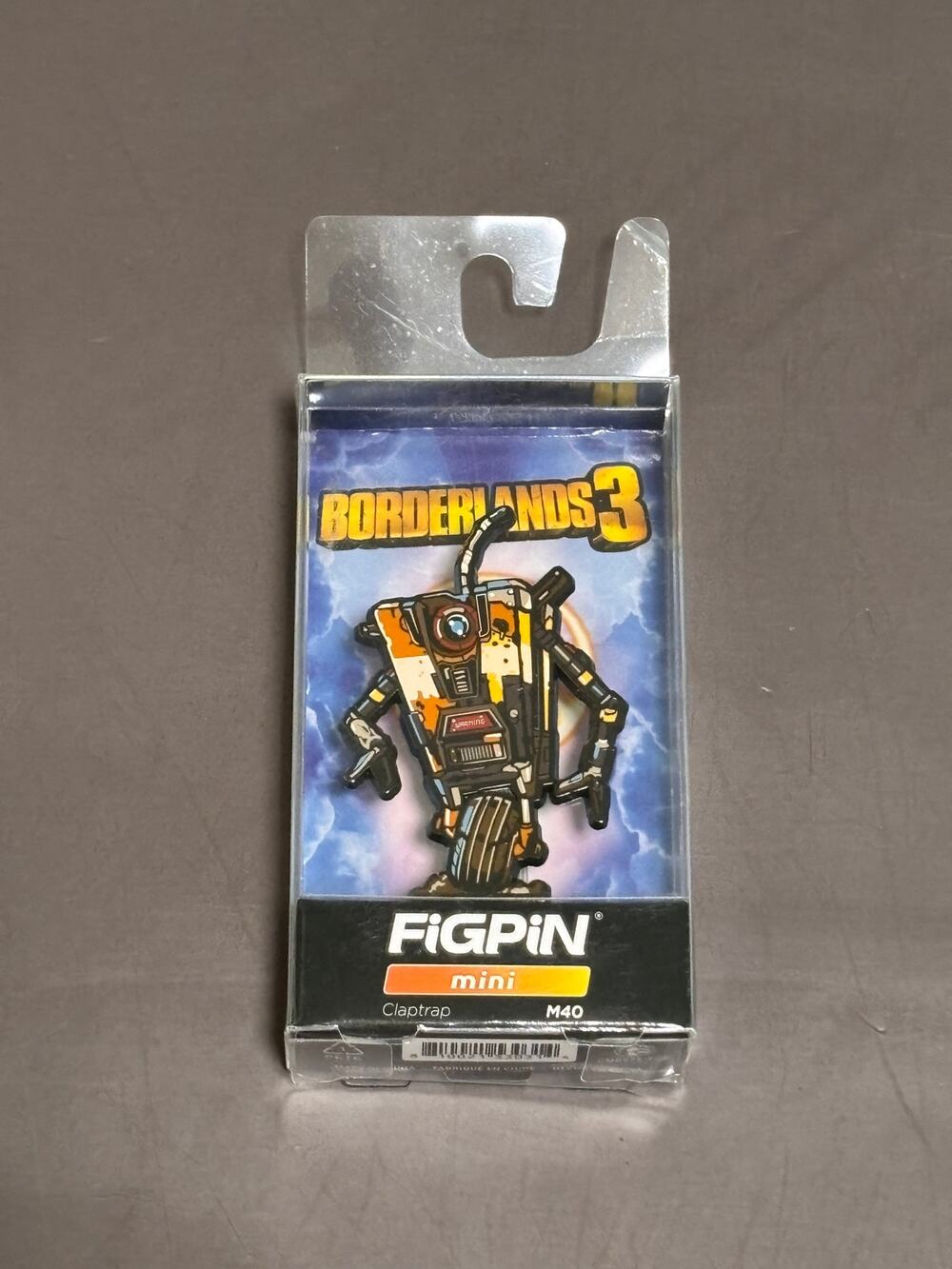 FiGPiN mini: Borderlands 3 - Claptrap #M40 New Enamel Pin